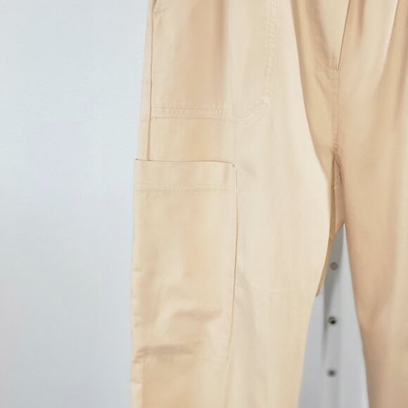 ANTHROPOLOGIE paperbag crop pants Sz M petite  NEW - Picture 4 of 8